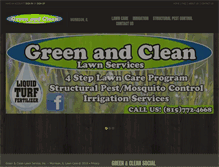 Tablet Screenshot of greenandcleangrass.com